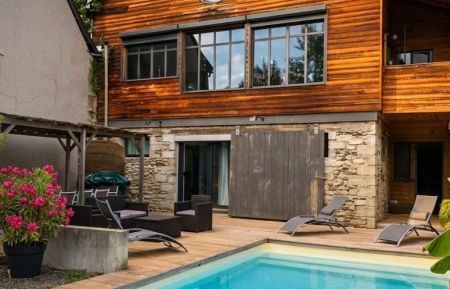 G&icirc;te n&deg;65G331311 Tuzaguet - Hautes-Pyr&eacute;n&eacute;es - piscine 6*4m au sel